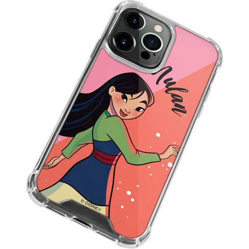 Disney Princess Mulan Art iPhone 13 Pro Clear Case