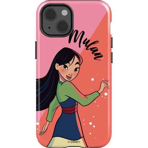 Disney Princess Mulan Art iPhone 15 Impact Case
