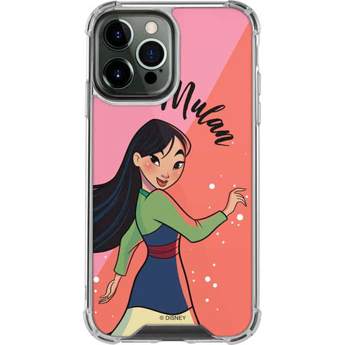 Disney Princess Mulan Art iPhone 14 Pro Max Clear Case