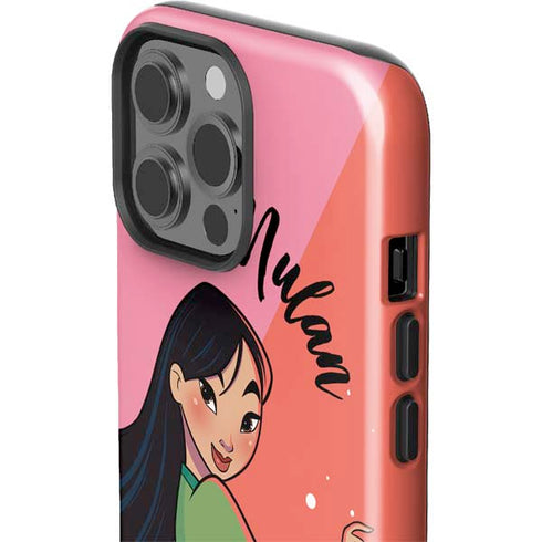 Disney Princess Mulan Art iPhone 15 Pro Max Impact Case