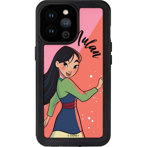 Disney Princess Mulan Art iPhone 14 Pro Max Waterproof Case