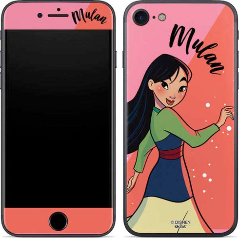 Disney Princess Mulan Art iPhone 8 Skin