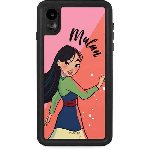 Disney Princess Mulan Art iPhone XR Waterproof Case