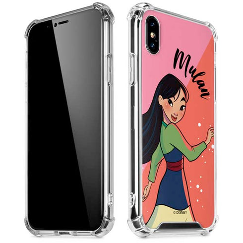 Disney Princess Mulan Art iPhone XS Max Clear Case