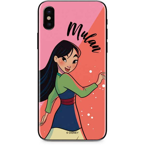 Disney Princess Mulan Art iPhone XS Max Skin