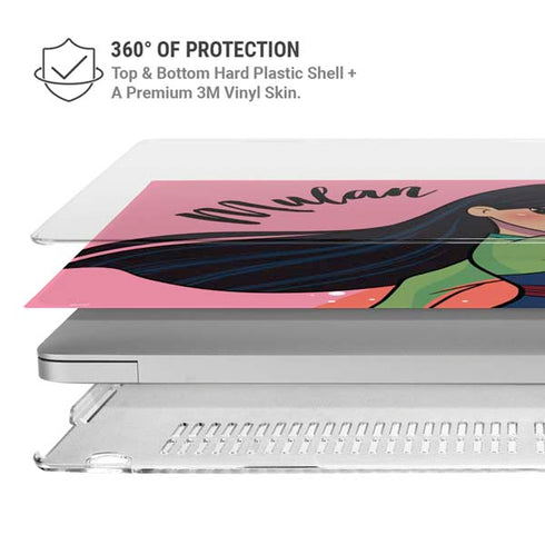 Disney Princess Mulan Art MacBook Air 13in M1 (2021) Case plus Skin
