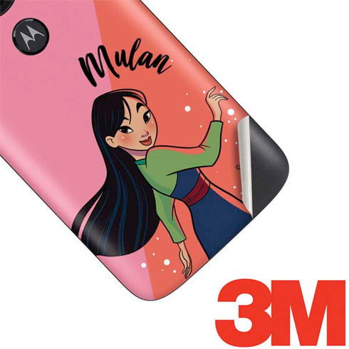 Disney Princess Mulan Art Moto E5 Play Skin