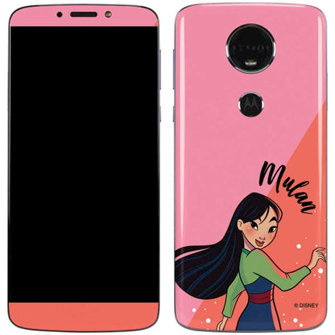 Disney Princess Mulan Art Moto E5 Plus Skin