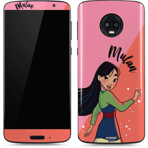 Disney Princess Mulan Art Moto G6 Skin
