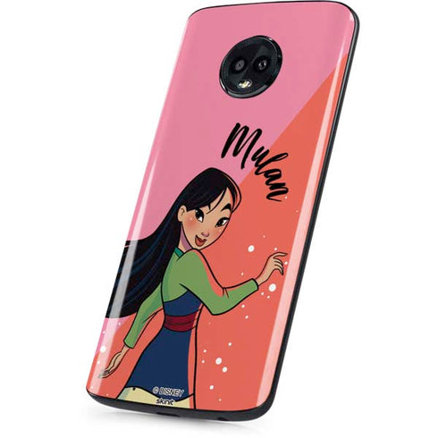 Disney Princess Mulan Art Moto G6 Skin
