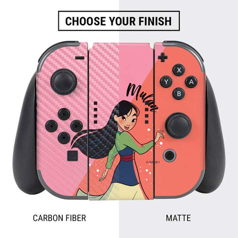 Disney Princess Mulan Art Nintendo Switch Bundle Skin