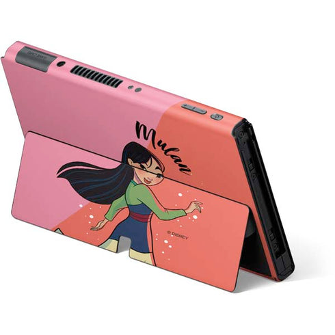 Disney Princess Mulan Art Nintendo Switch OLED (2021) Skin