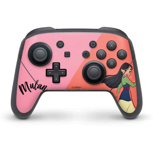Disney Princess Mulan Art Nintendo Switch Pro Controller Skin