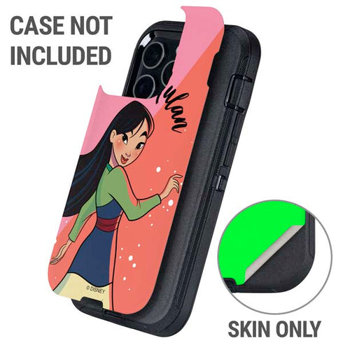 Disney Princess Mulan Art Otterbox Defender iPhone Skin