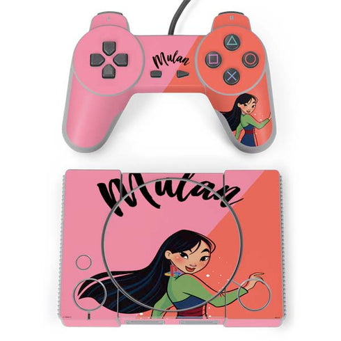 Disney Princess Mulan Art PlayStation Classic Bundle Skin