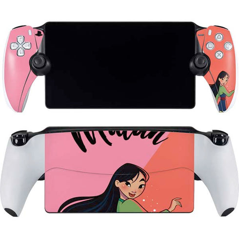 Disney Princess Mulan Art PlayStation Portal Remote Player Skin