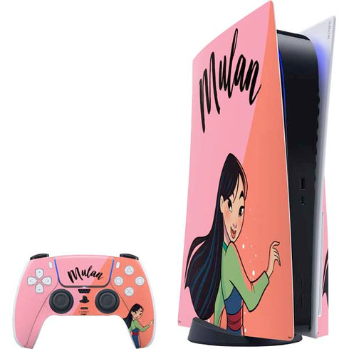 Disney Princess Mulan Art PS5 Bundle Skin