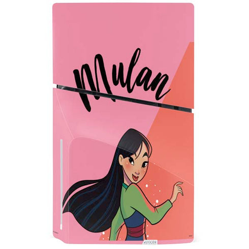 Disney Princess Mulan Art PS5 Slim Disk Bundle Skin