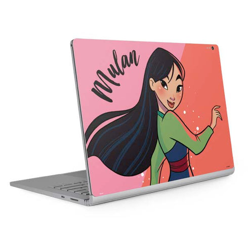 Disney Princess Mulan Art Surface Book 2 13.5in Skin