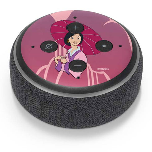 Disney Mulan with Umbrella Amazon Echo Dot Skin