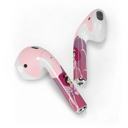 Disney Mulan with Umbrella Apple AirPods 2 Skin