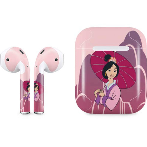 Disney Mulan with Umbrella Apple AirPods Skin