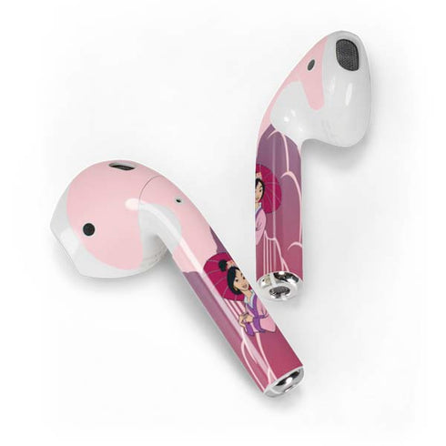 Disney Mulan with Umbrella Apple AirPods Skin