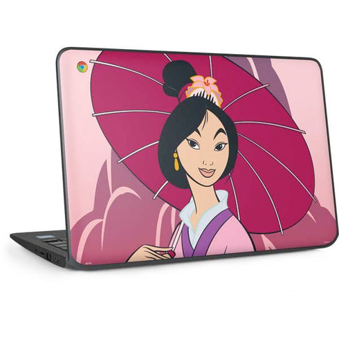 Disney Mulan with Umbrella HP Chromebook Skin