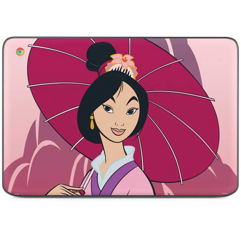 Disney Mulan with Umbrella HP Chromebook Skin
