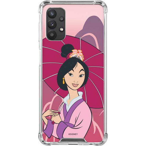 Disney Mulan with Umbrella Galaxy A32 5G Clear Case