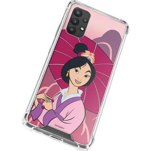 Disney Mulan with Umbrella Galaxy A32 5G Clear Case