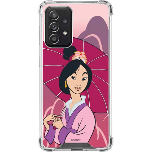 Disney Mulan with Umbrella Galaxy A52 5G Clear Case