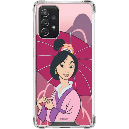 Disney Mulan with Umbrella Galaxy A72 5G Clear Case