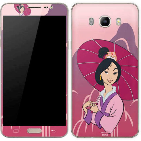 Disney Mulan with Umbrella Galaxy J7 Skin
