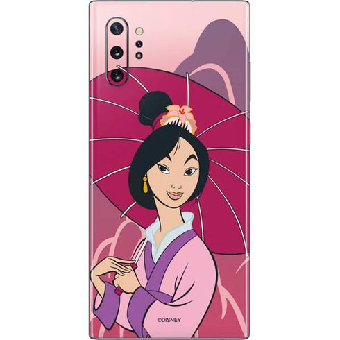 Disney Mulan with Umbrella Galaxy Note 10 Plus Skin