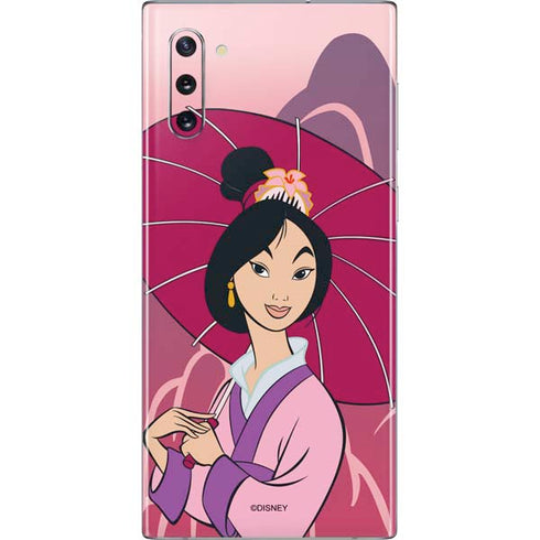 Disney Mulan with Umbrella Galaxy Note 10 Skin