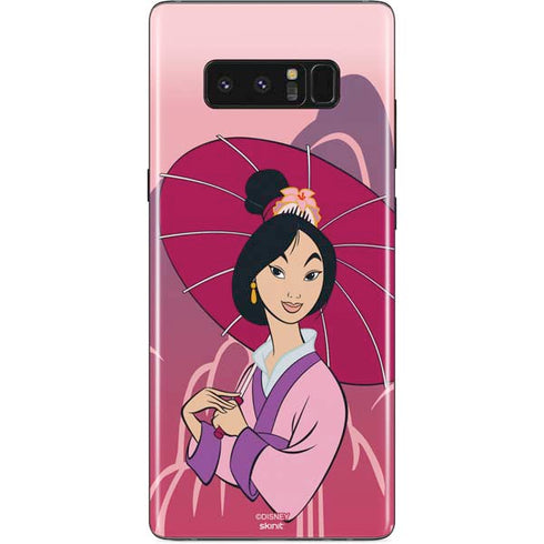 Disney Mulan with Umbrella Galaxy Note 8 Skin