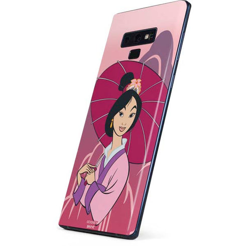 Disney Mulan with Umbrella Galaxy Note 9 Skin
