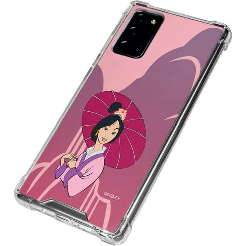 Disney Mulan with Umbrella Galaxy Note20 5G Clear Case