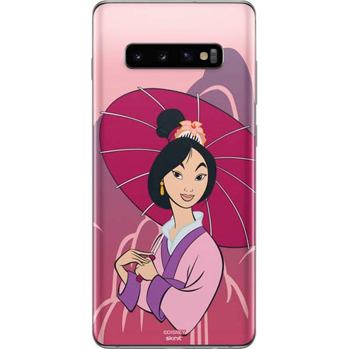 Disney Mulan with Umbrella Galaxy S10 Plus Skin