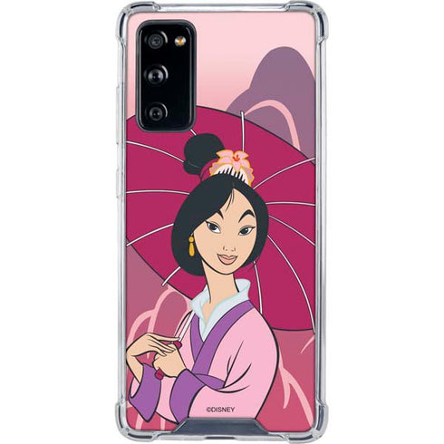 Disney Mulan with Umbrella Galaxy S20 FE Clear Case