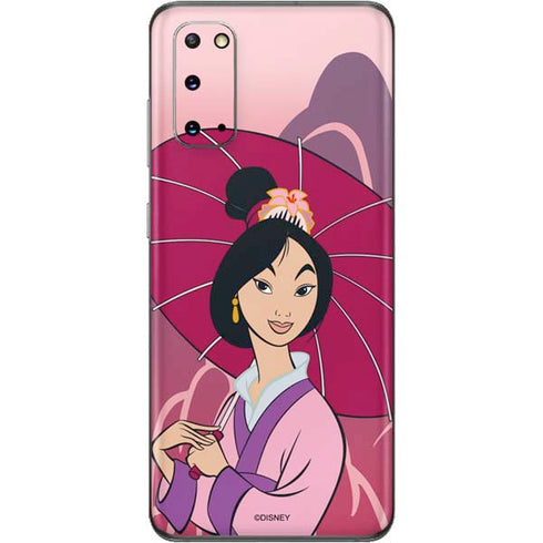 Disney Mulan with Umbrella Galaxy S20 Skin