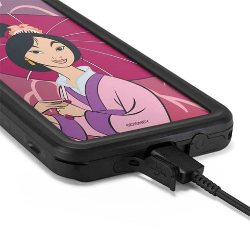 Disney Mulan with Umbrella Galaxy S20 Waterproof Case