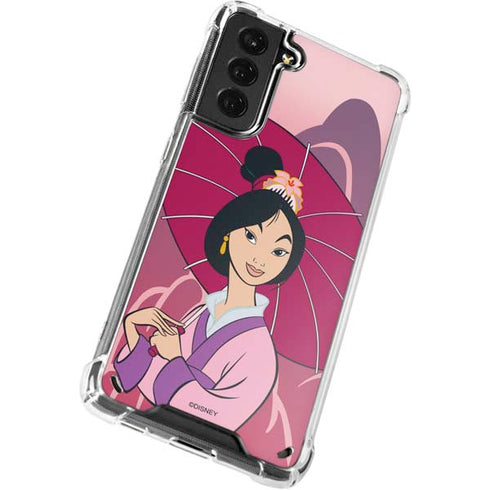 Disney Mulan with Umbrella Galaxy S21 Plus 5G Clear Case