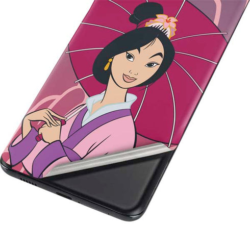 Disney Mulan with Umbrella Galaxy S21 Plus 5G Skin