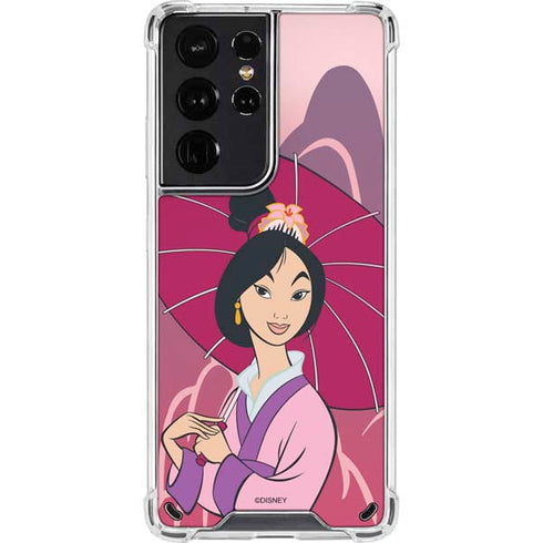 Disney Mulan with Umbrella Galaxy S21 Ultra 5G Clear Case