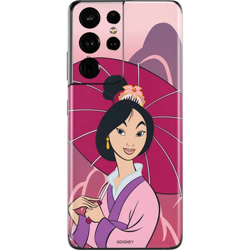 Disney Mulan with Umbrella Galaxy S21 Ultra 5G Skin