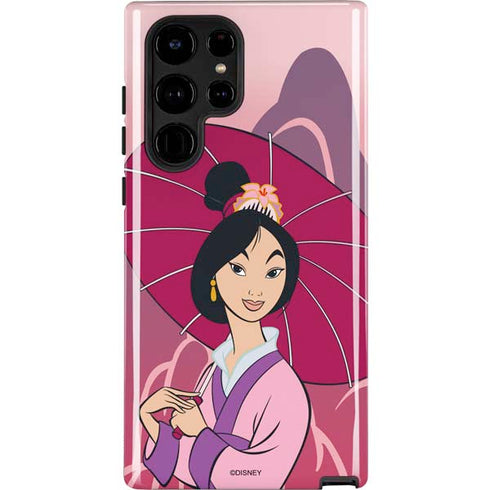 Disney Mulan with Umbrella Galaxy S22 Ultra Pro Case