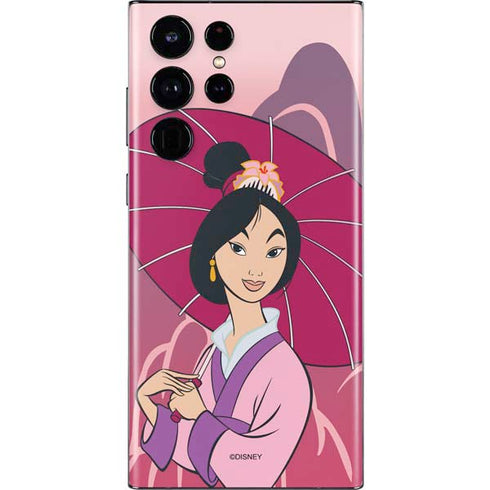 Disney Mulan with Umbrella Galaxy S22 Ultra Skin