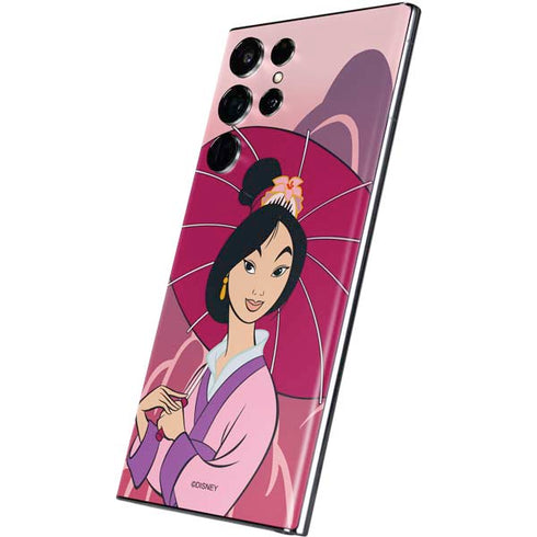 Disney Mulan with Umbrella Galaxy S22 Ultra Skin